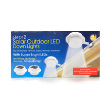 Load image into Gallery viewer, Solar Outdoor LED Down Lights